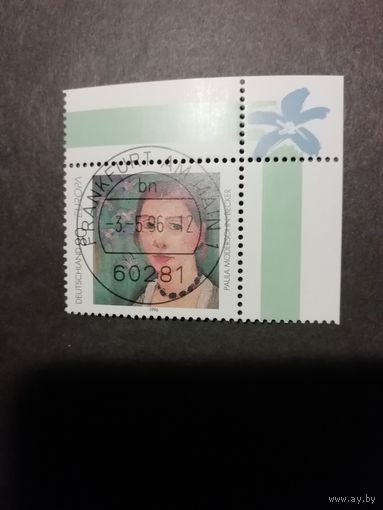 Германия. 1996 Две марки серии "ЕВРОПА СЕПТ (EUROPA - CEPT). Известные женщины" (гашеные с клеем) Mi.1854-1855 каталог 1.50 евро