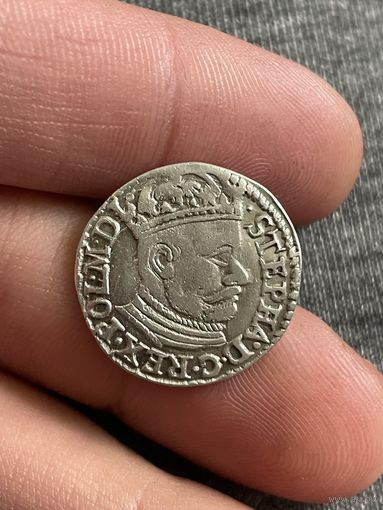 3 гроша 1582 Баторий! Отличные как будто