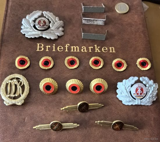 Народная Армия ГДР. Volksarmee der DDR. Кокарды и нашивки. Оригинал. ЦЕНА ЗА 1 ШТ.