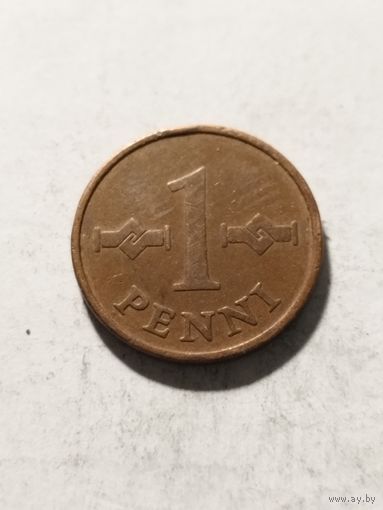 Финляндия 1 пенни 1963