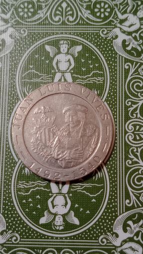 Испания 200 песет 1993 Джуан Луис Вивес
