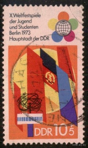 ГЕРМАНИЯ, ГДР - 1973 [Mi. 1829] Гашеная (DDR06)