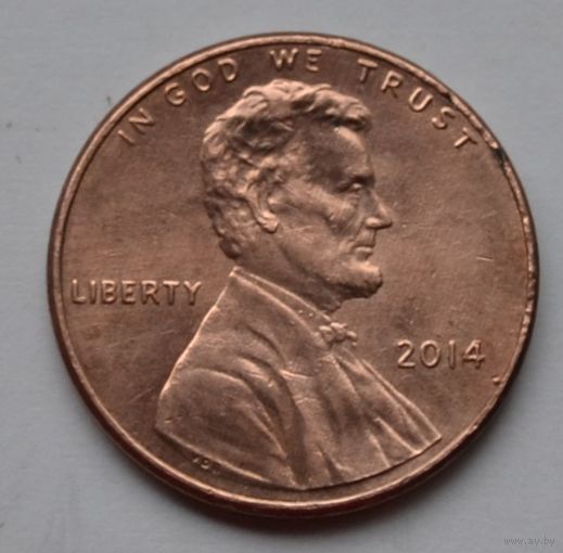 США, 1 цент  2014 г.