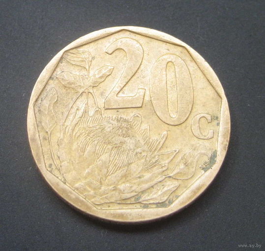 ЮАР 20 центов 1999г.