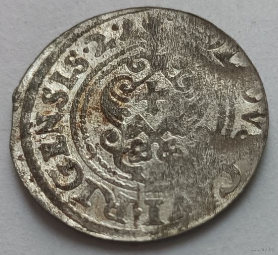 Рыжскi Кiрмаш! Солид 1621, Рига, Густав Адольф. Остатки блеска