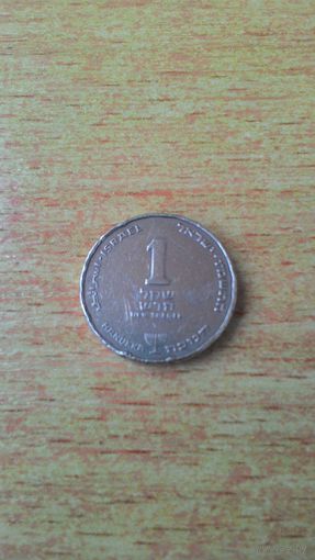Израиль, 1 новый шекель 1986 "Ханука".