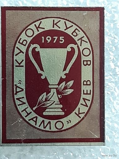 Значок Футбол Кубок Кубков Динамо Киев 1975 г.