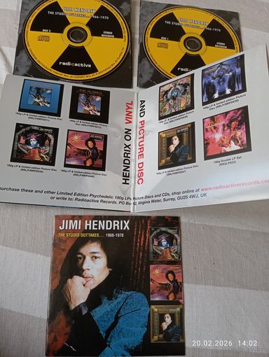 Jimi Hendrix. The studio outtakes 1966-70. 2 CD. Rare