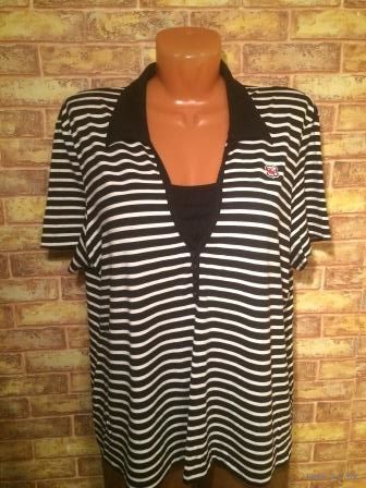 Фирменная блуза Taifun на 54-56 размер, отличное немецкое качество. Состав не указан, но на ощупь есть эластан и хлопок или вискоза.