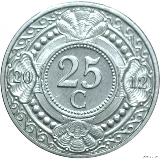 Нидерландские Антильские острова 25 центов, 2012 UNC