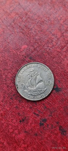 Карибы 10 цент 2004