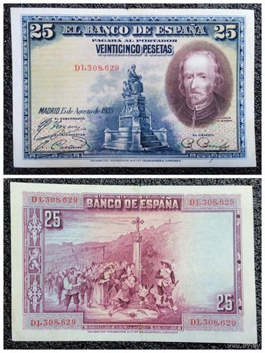 25 песет Испания 1928 г.