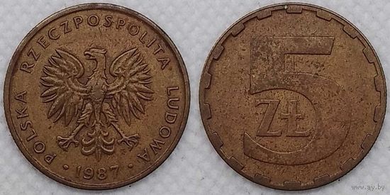 5 злотых 1987 Польша