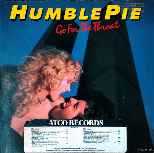 Humble Pie – Go For The Throat, LP, USA 1981