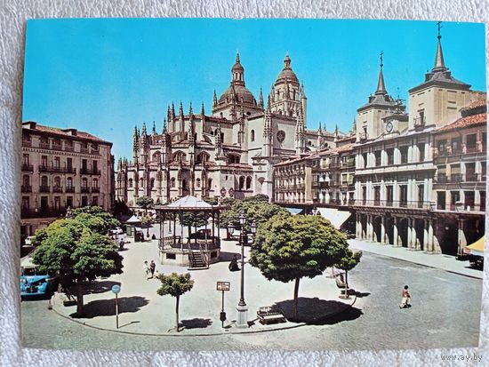Испания, Сеговия. Главная площадь и Кафедральный собор