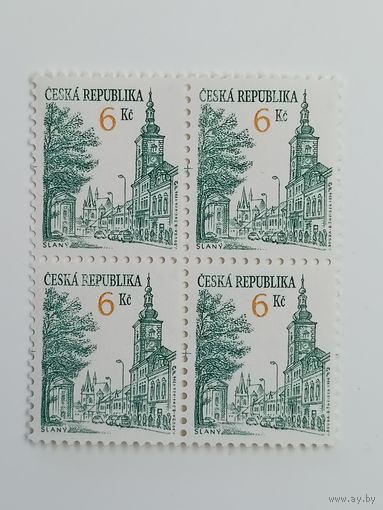 Чехия 1994. Стандарт. Квартблок