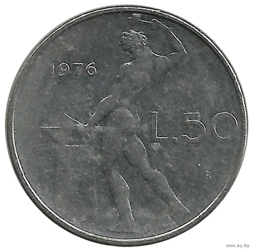 Италия 50 лир 1976
