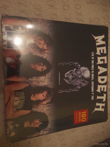 MEGADETH    " LIVE IN SAN PAOLO DO BRASIL.09.1995 "   LP E.U. DOR DOR2126H