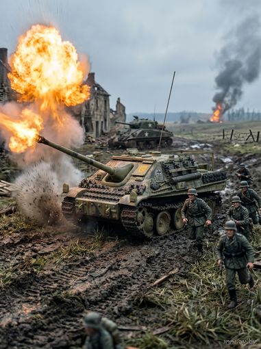 Модель истребитель танков Ягдпантера