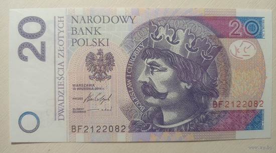 Торг! Польша. 20 злотых 2016 года, серия BF