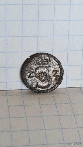 С 1 рубля ! МОНЕТА  СРЕДНЕВЕКОВЬЕ ДИНАРИЙ СИГИЗМУНД III 1622 ГОД ВКЛ ПОЛЬША