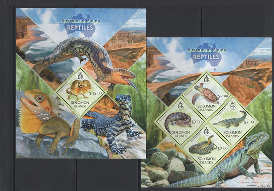 Соломоновы Острова 2013** Фауна Австралии Рептилии