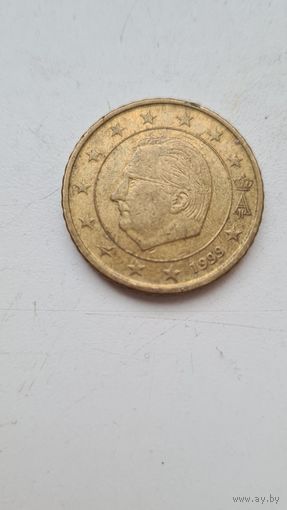Бельгия 50 евроцентов 1999год