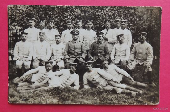 Фото "ПМВ. Немцы на отдыхе", 1915 г.