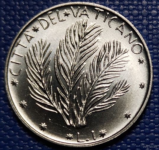 Ватикан 1 лира 1972 г.