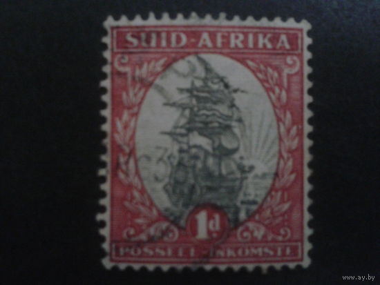 ЮАР 1926 стандарт, парусник, язык - африкаанс