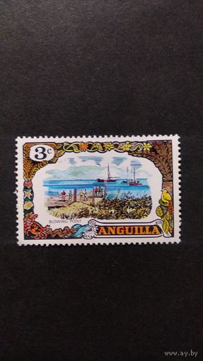Ангилья, колония Англии, 1970 \667фе\ лодки