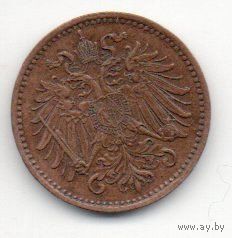 Королевства и Земли, представленные в Имперском Совете, а также Земли Венгерской Короны Святого Стефана. 1 геллер 1897 г