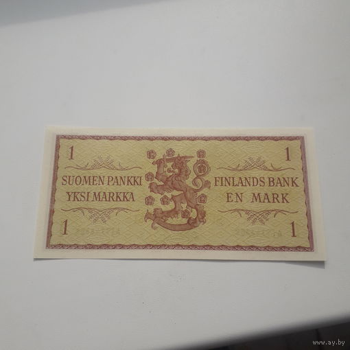 ФИНЛЯНДИЯ 1 марка 1963 год