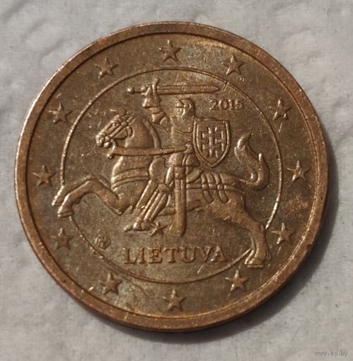 Литва 2 евроцента, 2015 (14-18-5)