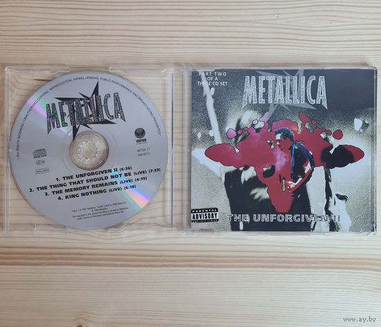 Metallica - The Unforgiven II (CD, UK, 1998, лицензия) Part 2 of a 3 CD set