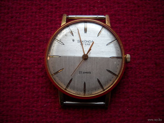 Часы Sekonda de luxe ультратонкие AU 10. На ходу.