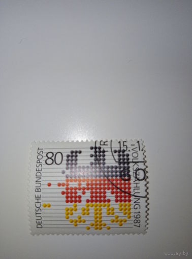 Германия 1987г.  Перепись 80