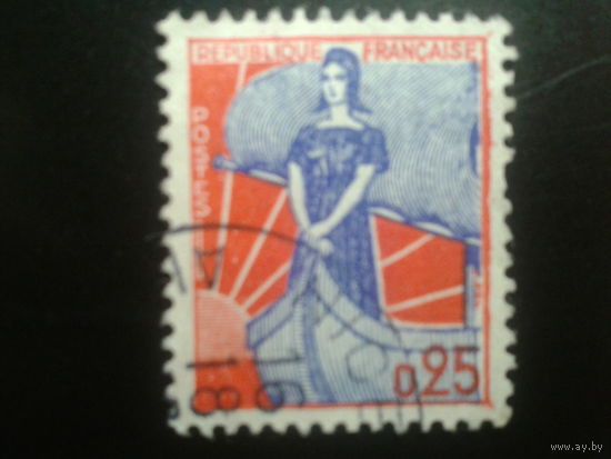 Франция 1960 Марианна в лодке