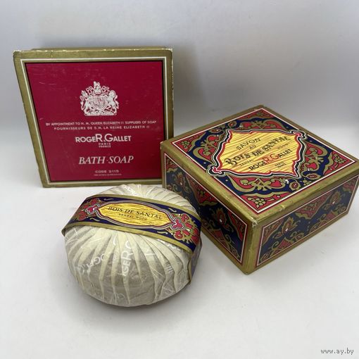 Винтажное мыло в подарочной коробке Roger & Gallet. Франция. Арт 2653