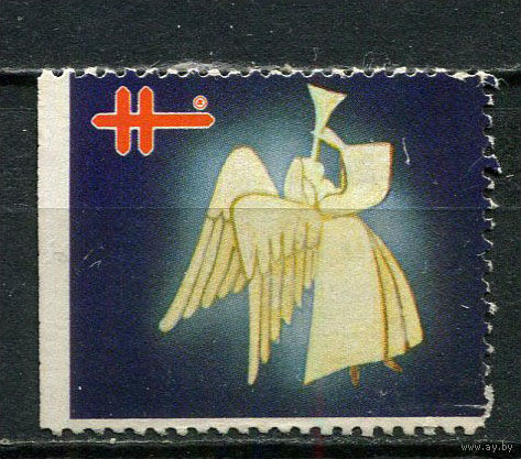 США - 1976 - Рождество - 1 виньетка. Чистая без клея.  (LOT Go40)-T3P45