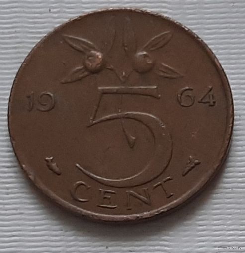 5 центов 1964 г. Нидерланды