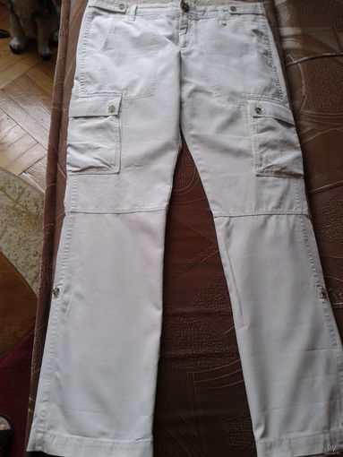 Светлые летние брюки ( замеры в описании)