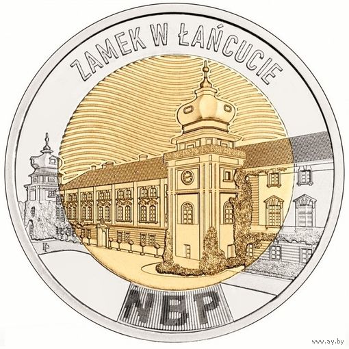 Польша 5 злотых, 2024 Ланьцутский замок UNC