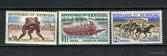 Сенегал - 1961 - Спорт - 3 марки. MNH.  (Лот 24JA)-TG3P52