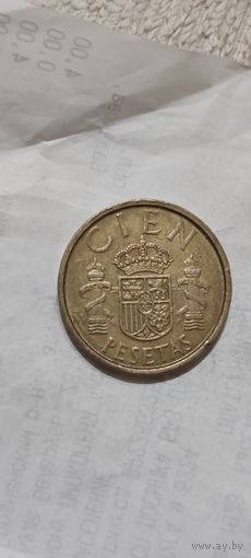 Испания 100 песет 1988