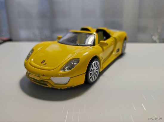 Porsche 918 Spyder 1:32 машинка металлическая Порше модель автомобиля коллекционная
