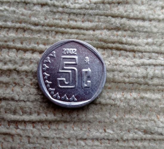 Werty71 Мексика 5 сентаво 2002 Редкая