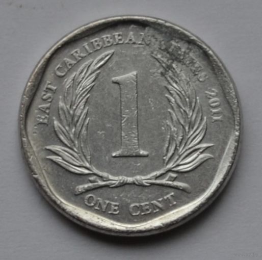 Восточные Карибы, 1 цент 2011 г.