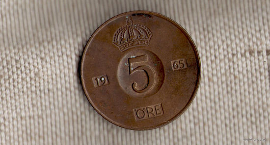 Швеция 5 эре 1965/(Oct)