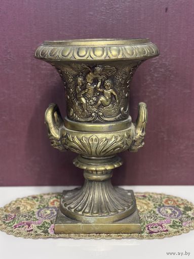 Огромная латунная ваза, Европа, много лотов с рубля